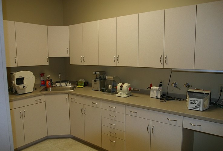 Lab and storage area