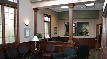 Welcoming waiting area
